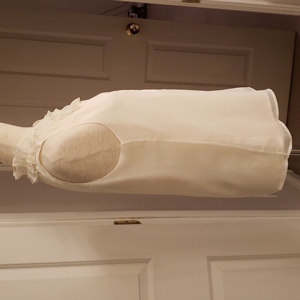 J. Crew Ruffle Collar Cream Cami - Picture 7 of 16